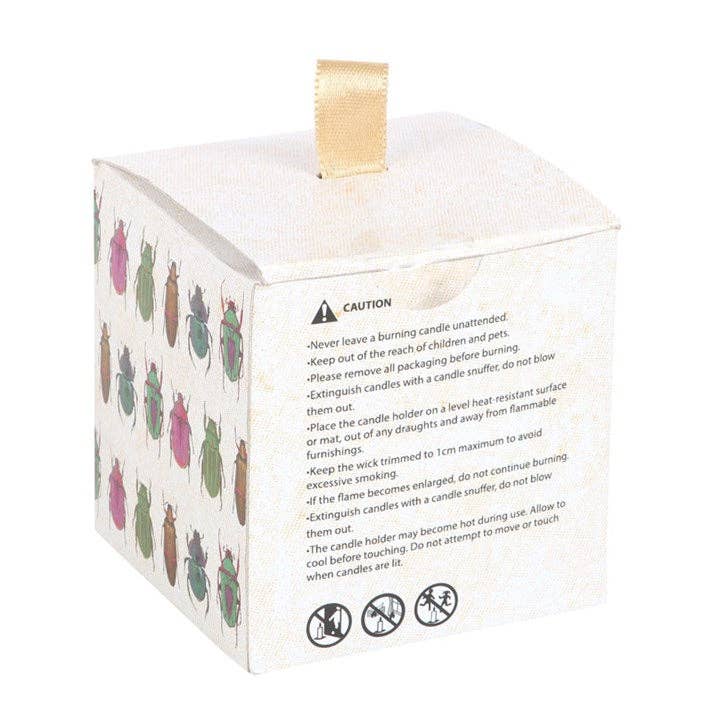 Vela en Vaso Whimsical Beetle