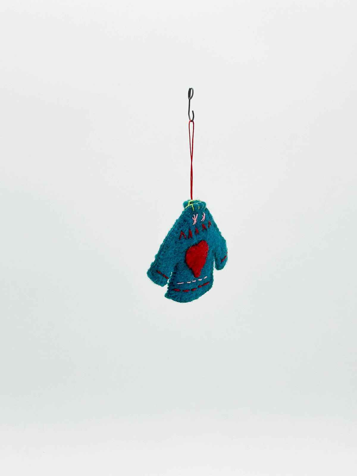 Heart Shaped Jumper Christmas Decoration