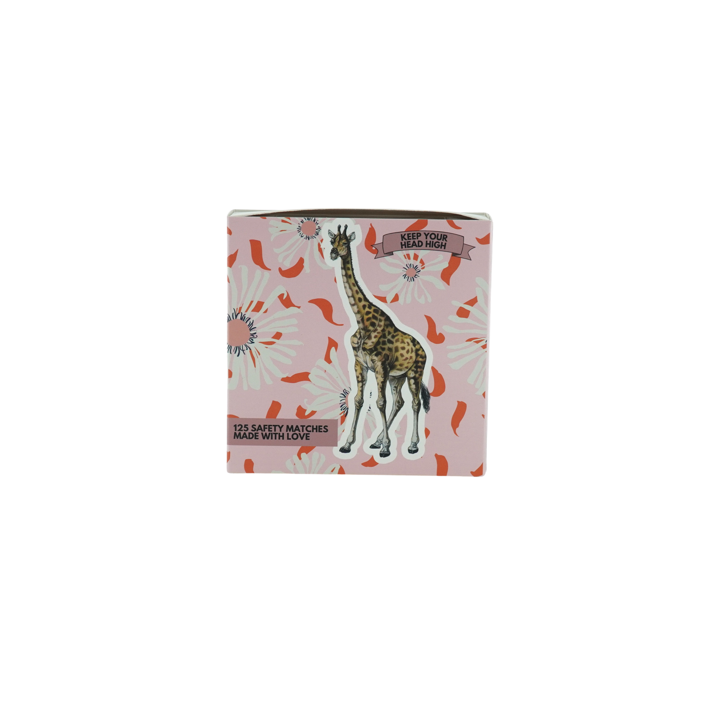 Caja de cerillas Jirafa - Rosa