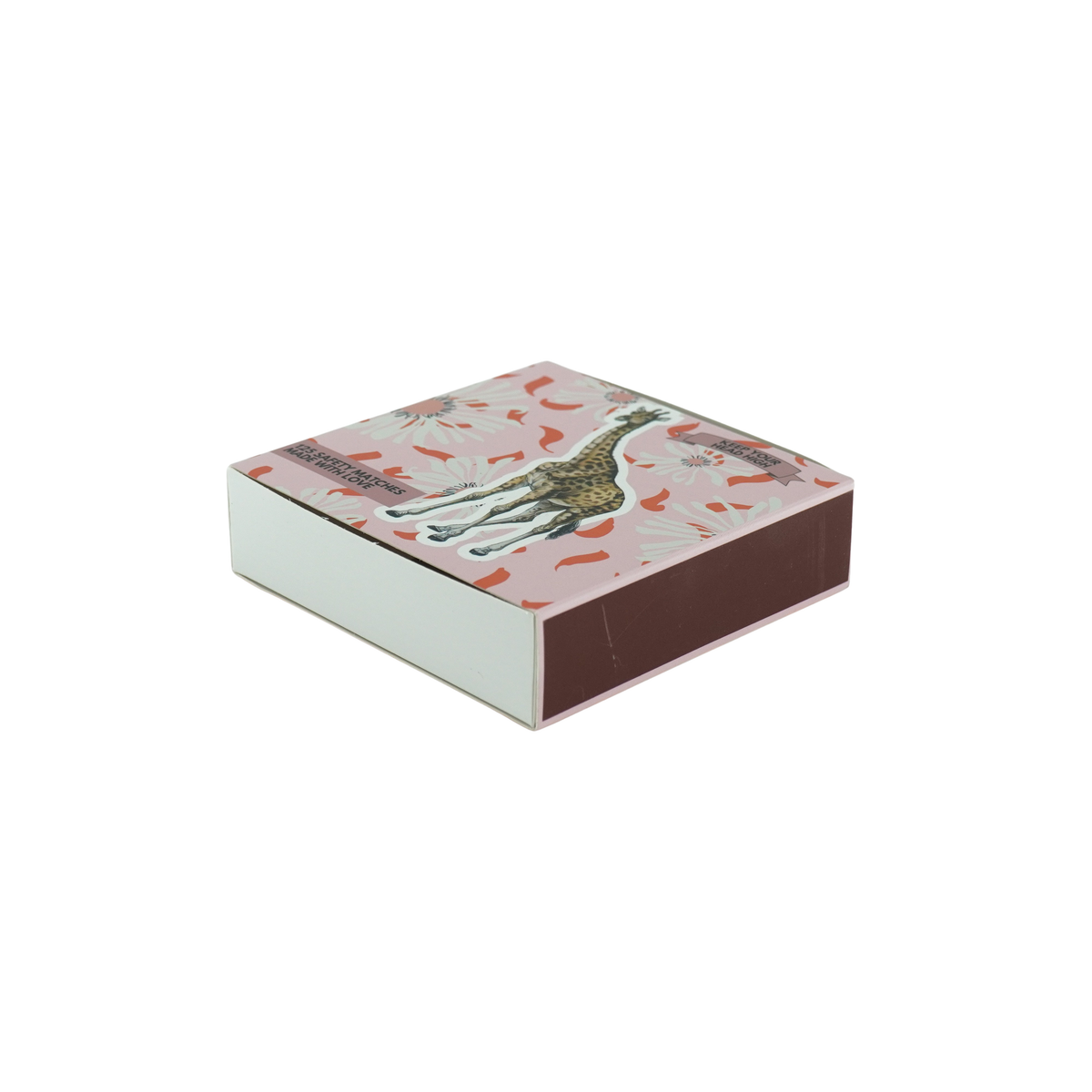 Caja de cerillas Jirafa - Rosa