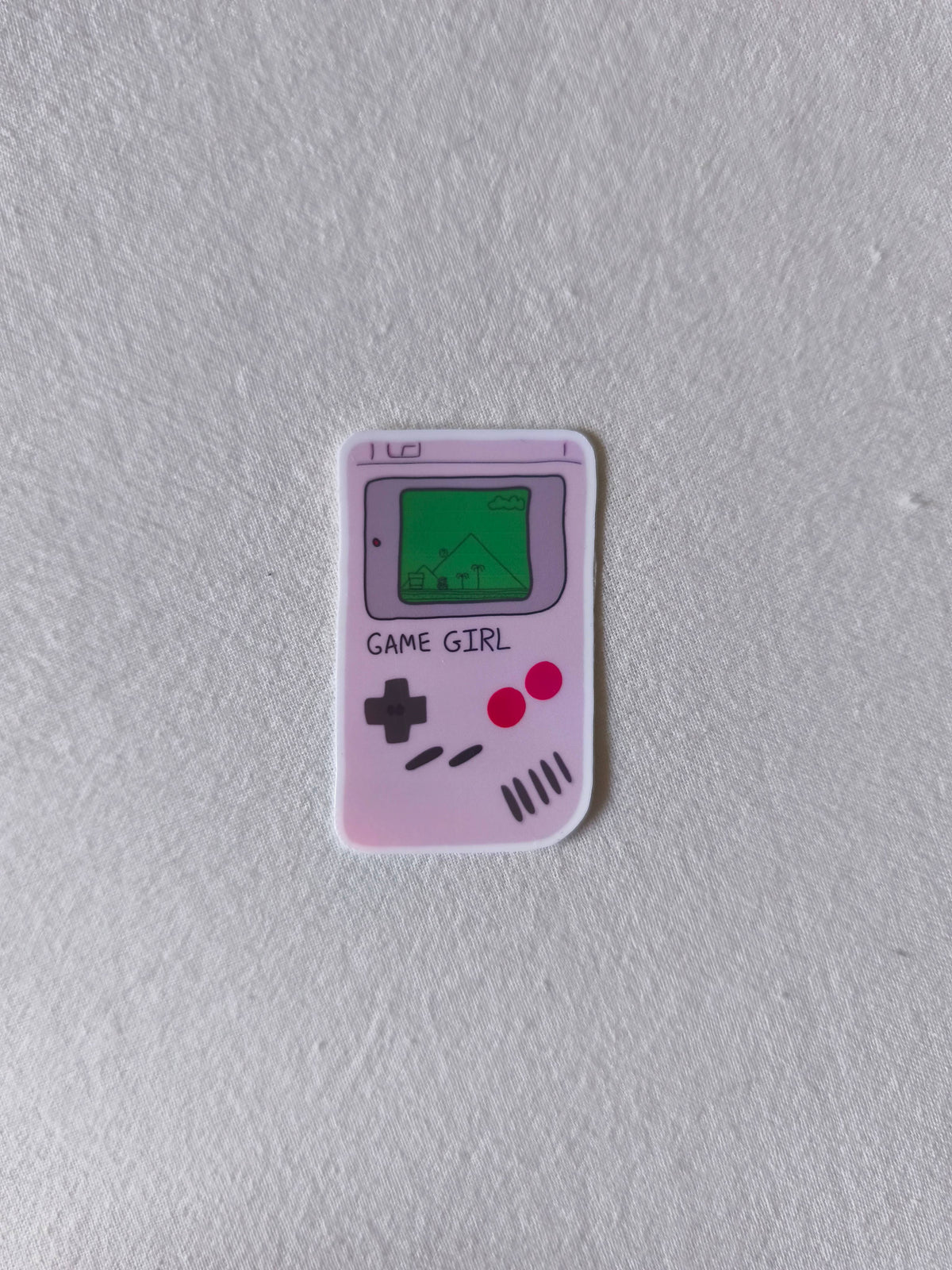 Pegatina Game Boy Game Girl