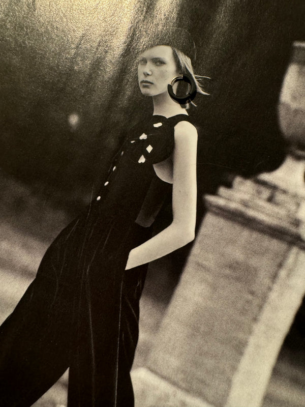 Mini Pendientes Aro Aritos Negro Mate Mate