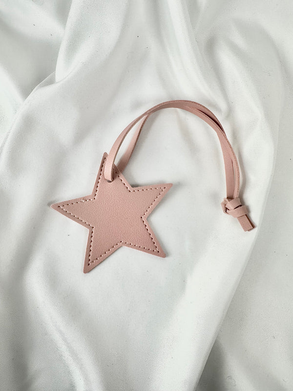 Llavero Charm Estrella Rosa