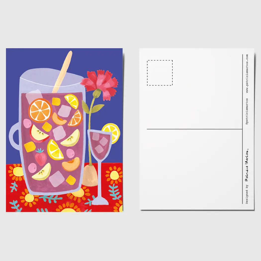 A6 Card or Postcard with Envelope Madrid 2