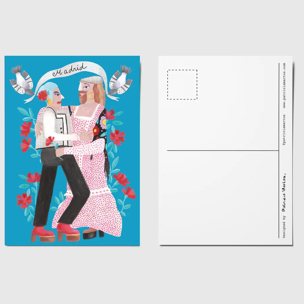 A6 Card or Postcard with Envelope Madrid 2