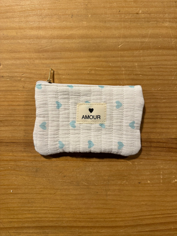 Monedero Amour Corazones Azules