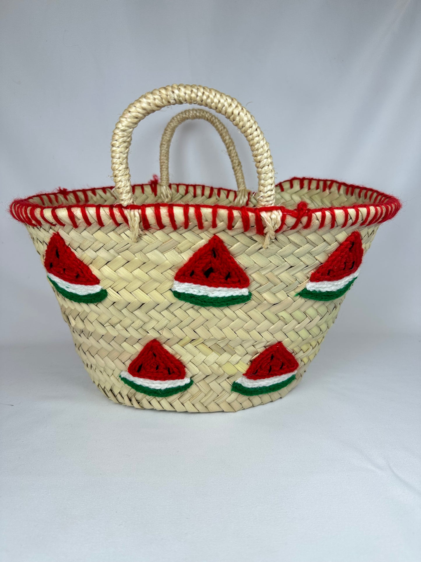 Bolso Capazo Sandías Bordadas