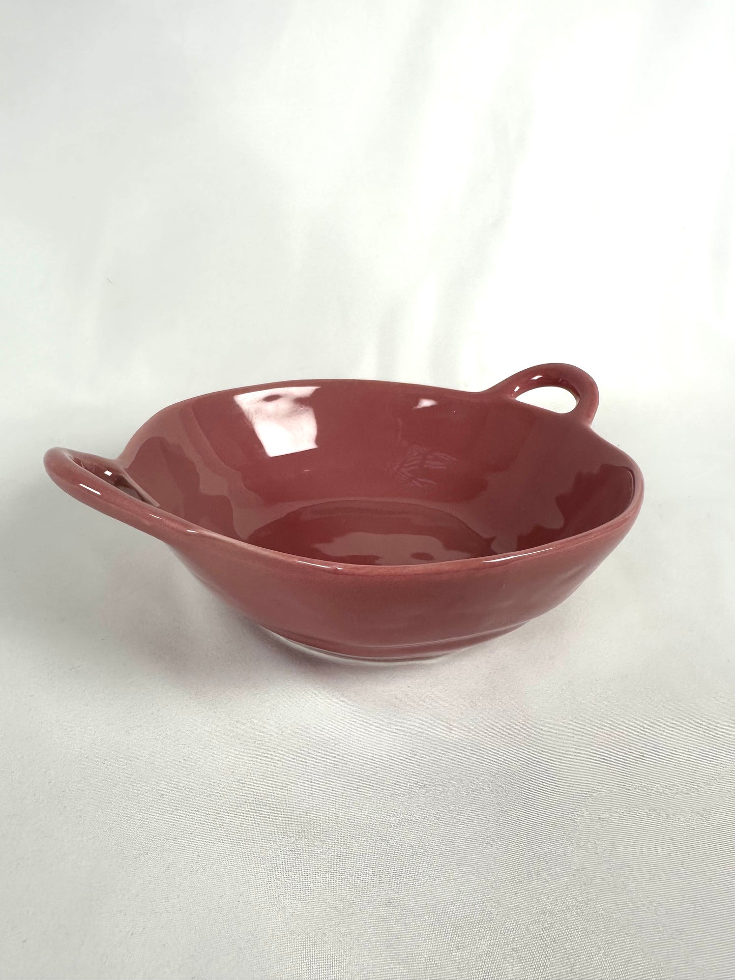 Cazuela Pequeña Cerámica Irregular Rosa