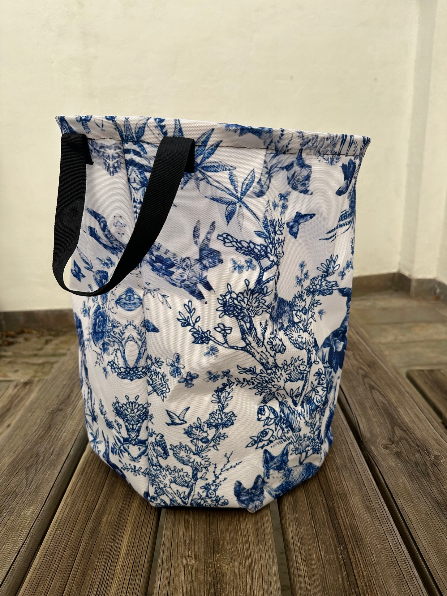 Cesto Ropa Sucia Grande Toile de Jouy