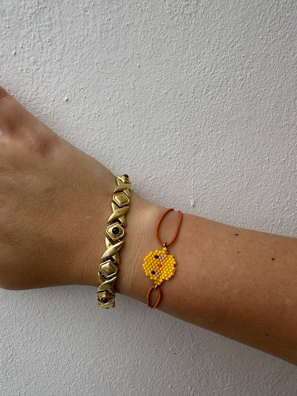 Pulsera Elástica Miyuki Pollito