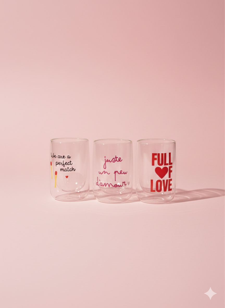 Vaso de We are a perfect match