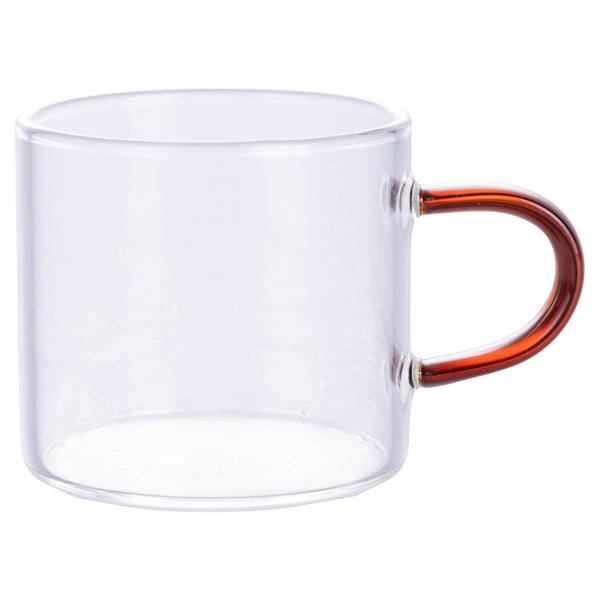 Mini taza de Cristal con Asas Colores Marrón