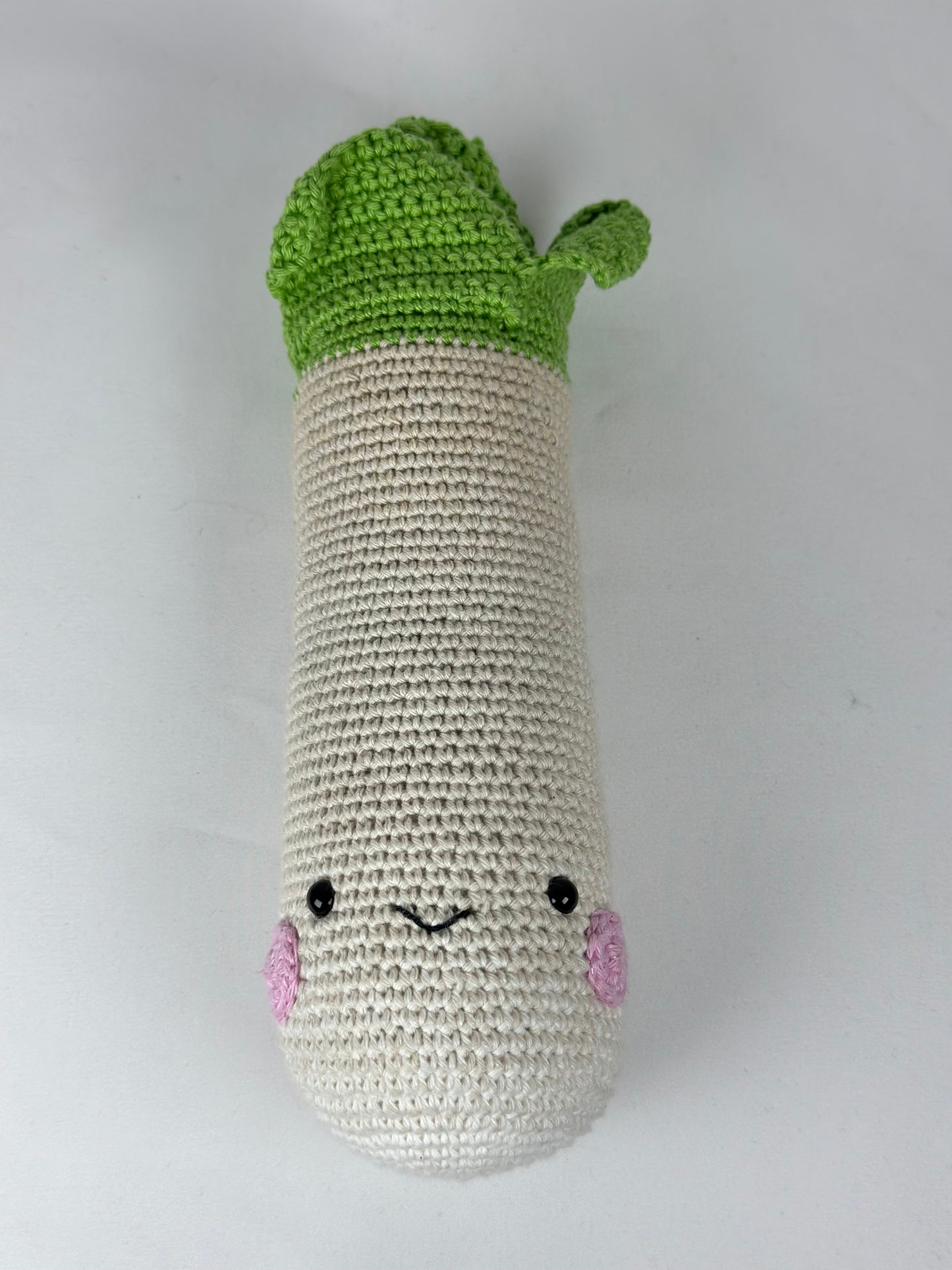 Peluche Crochet Puerro