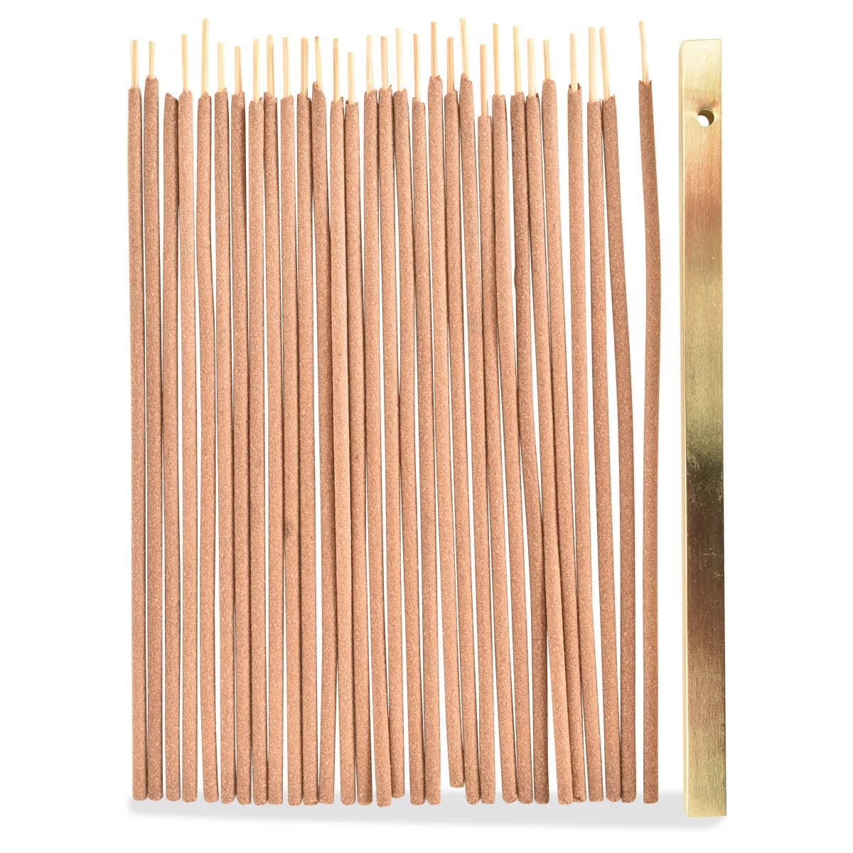 Caja Incienso Verde Aroma Higo con Frase "Authentique" + Soporte