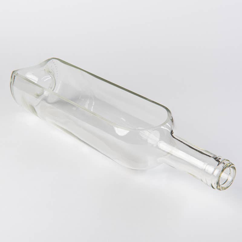 Mitad Botella Transparente Grande