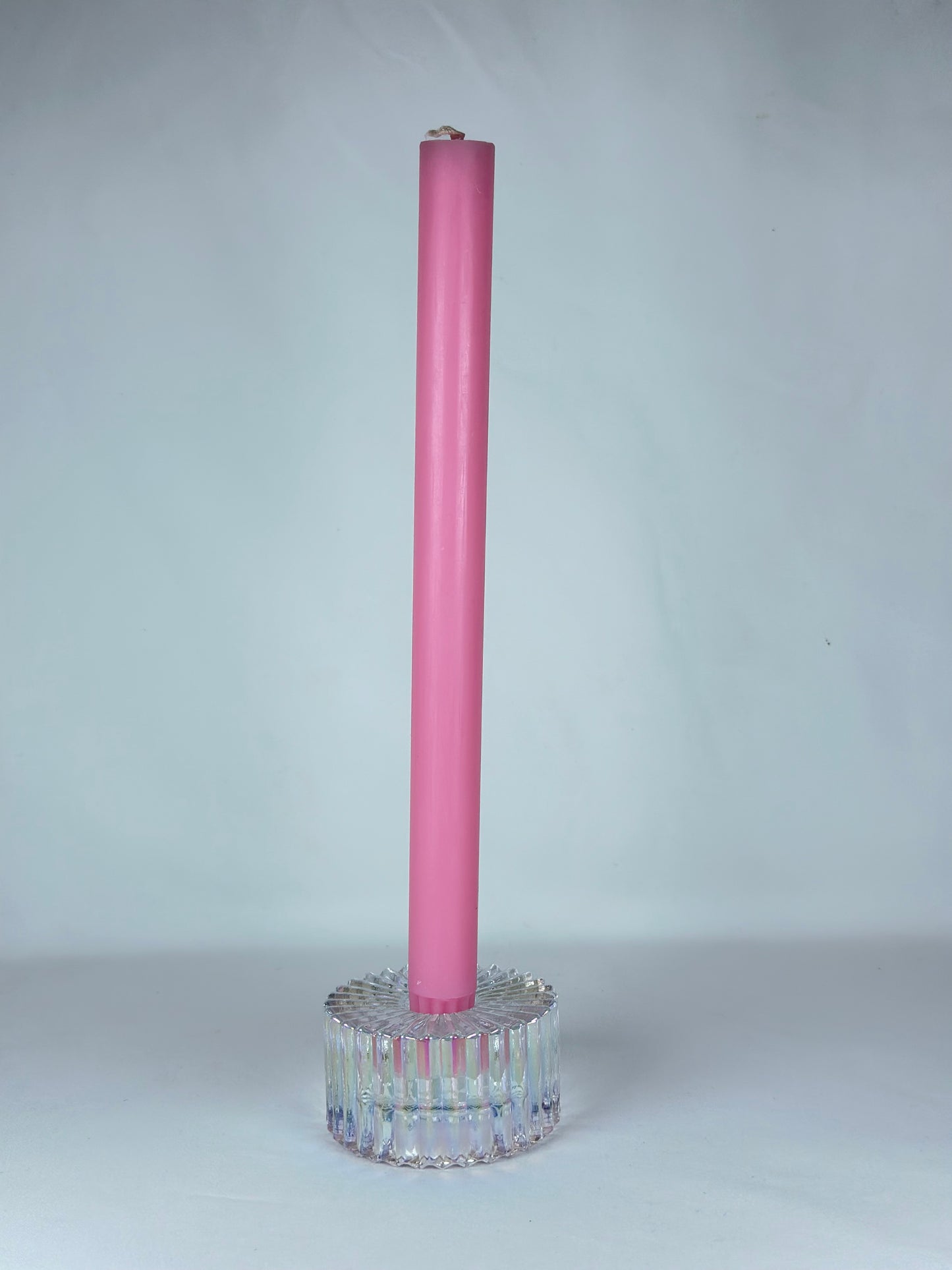Vela de Candelabro Lisa Rosa Chicle