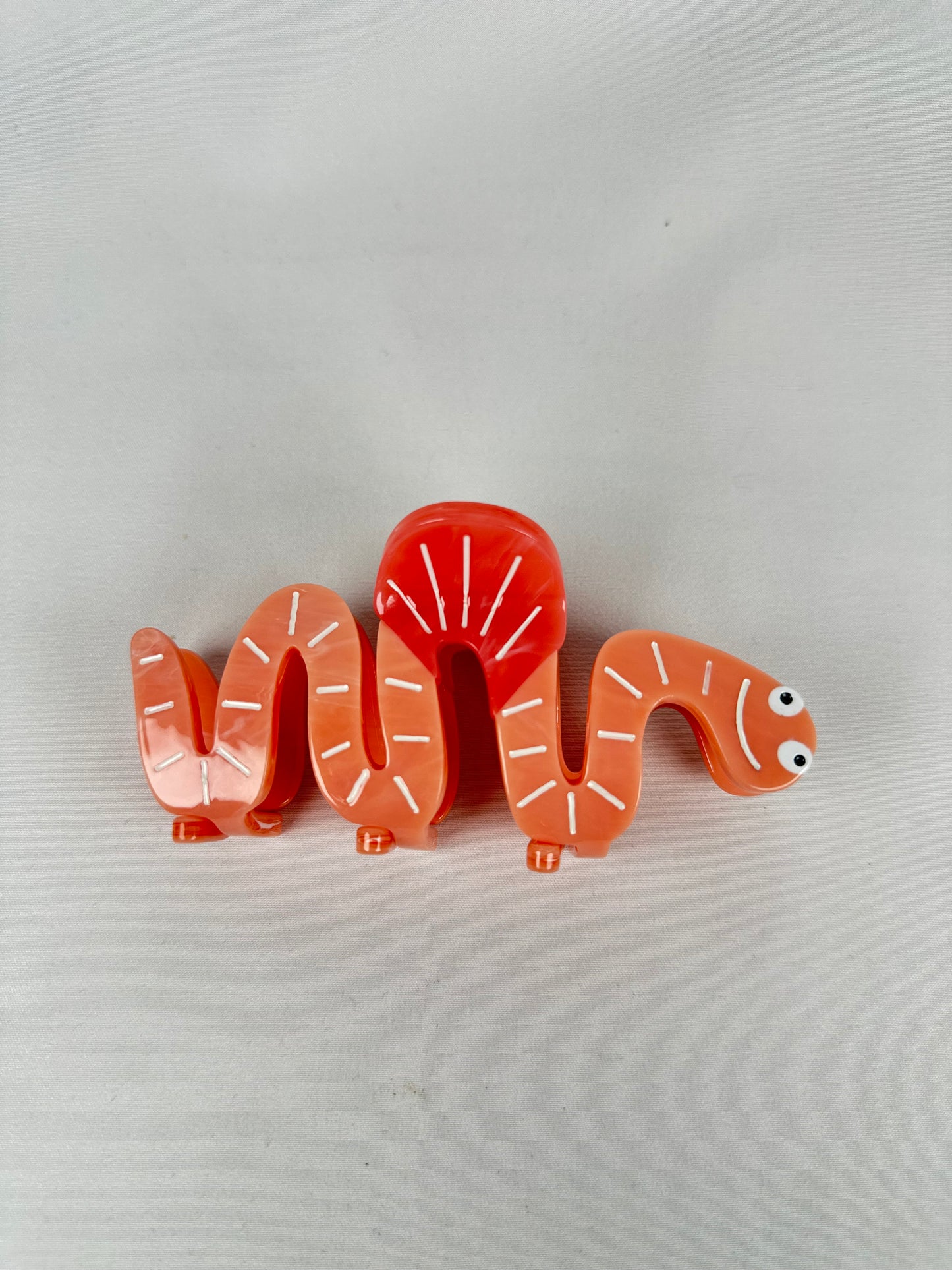 Pinza de Pelo Gusano Serpiente Rosa