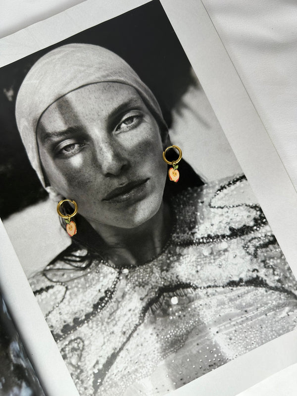 Mini Pendientes Manzana