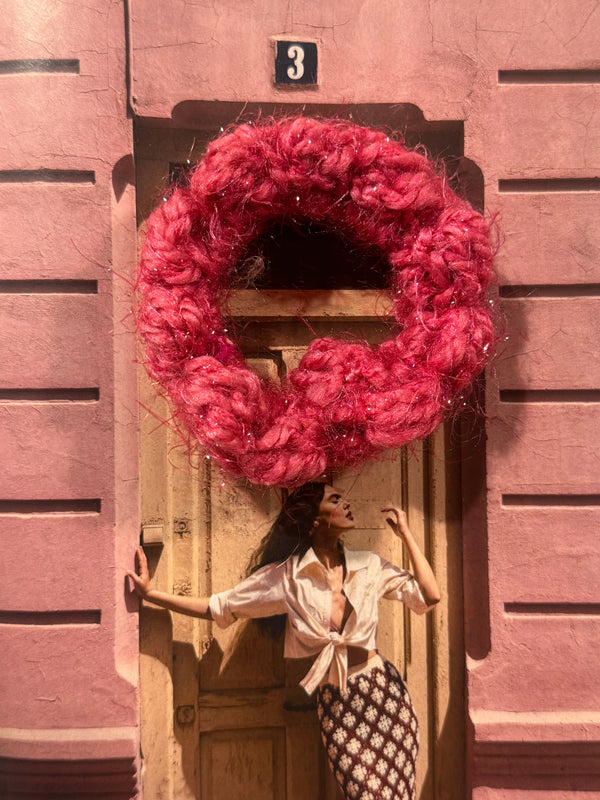 Coletero Espumillón Fucsia