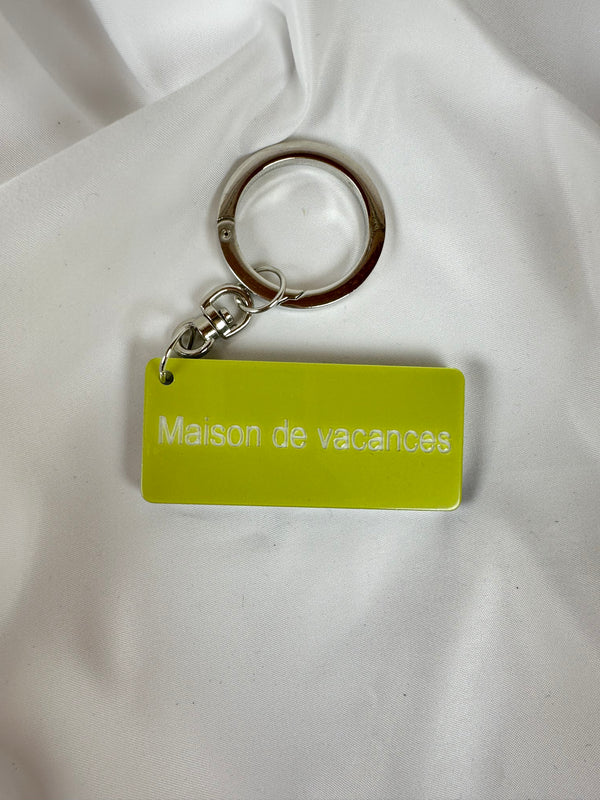 Llavero Maison de Vacances Verde Oliva
