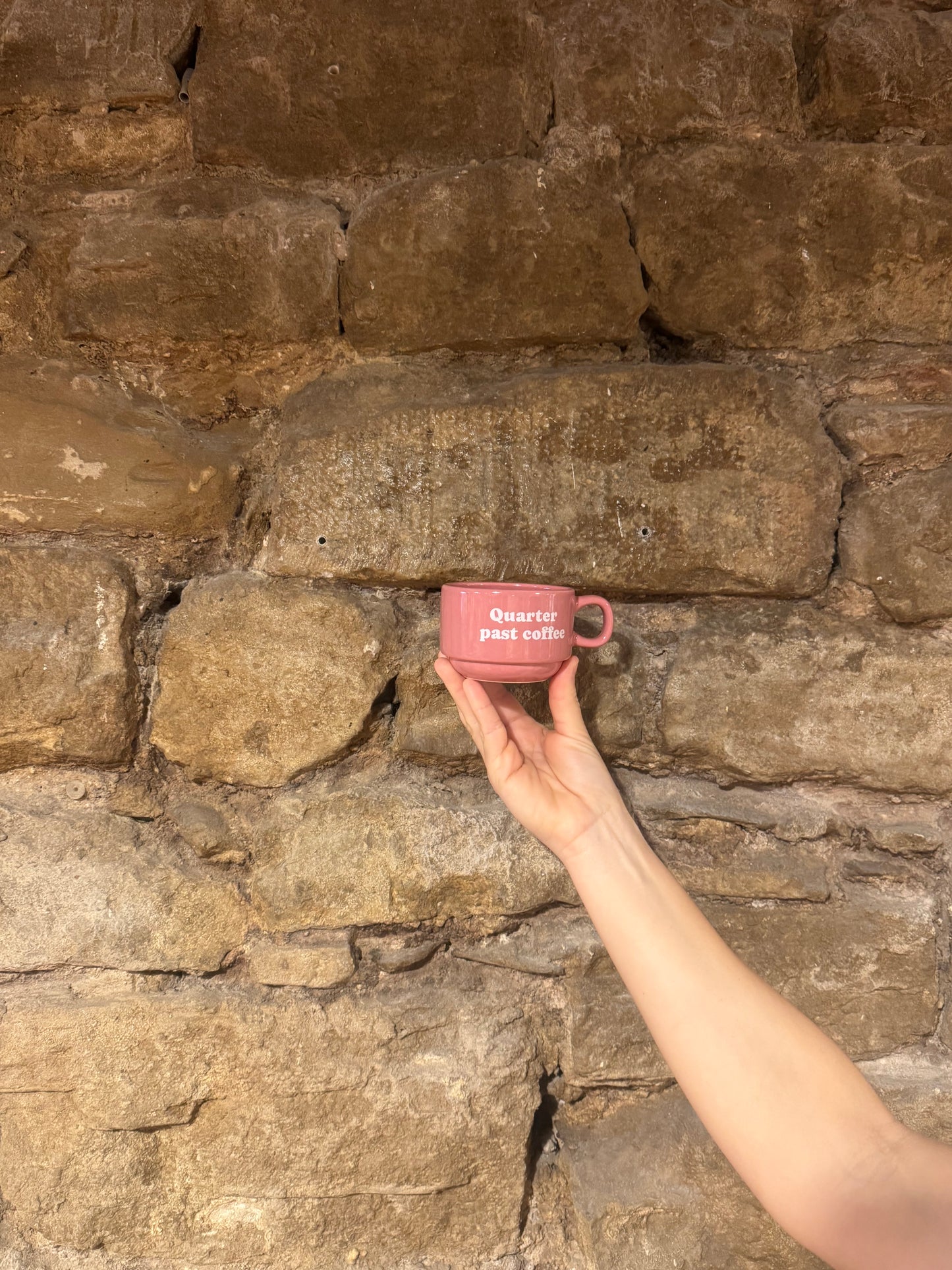 Taza Rosa Quarter Past Coffee