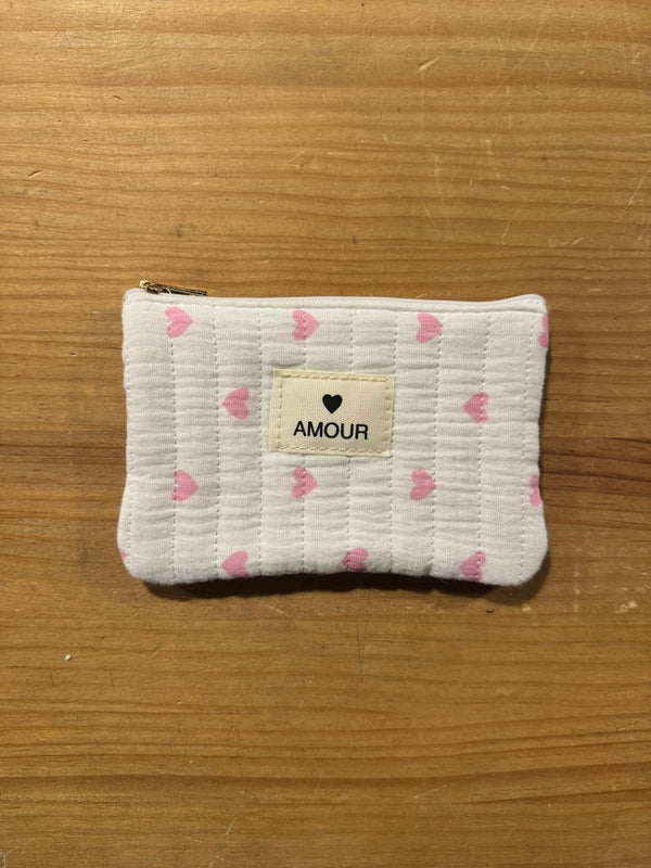Monedero Amour Corazones Rosas