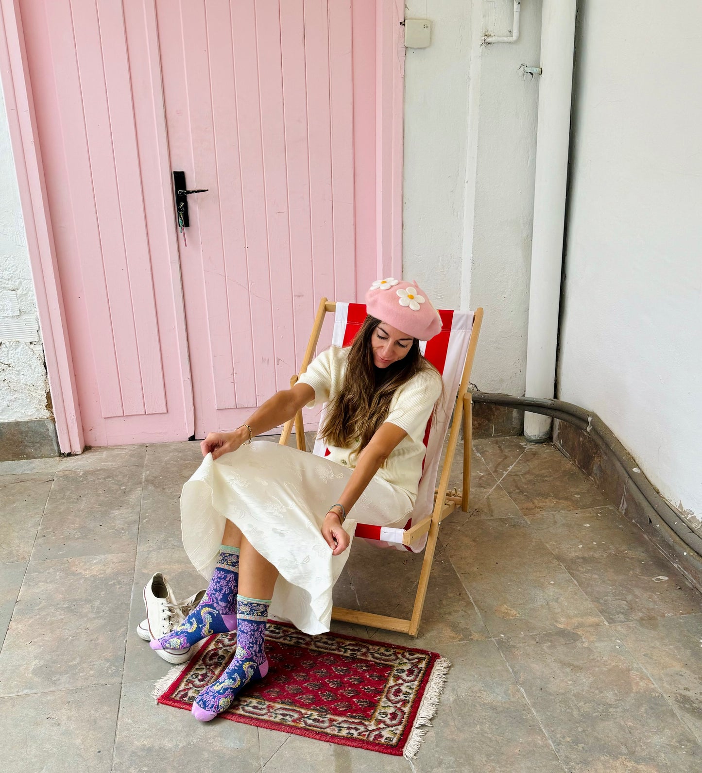 Falda Oriental Blanca