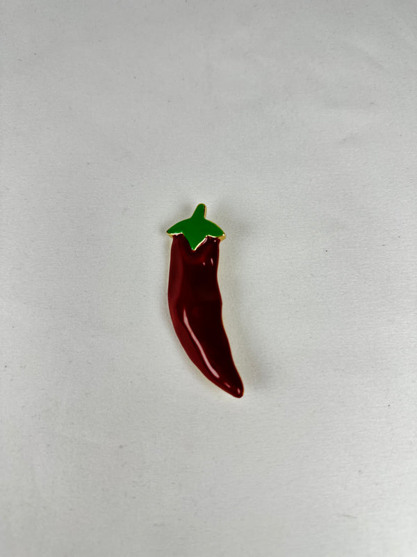 Broche Guindilla Chilli Pimiento Esmalte