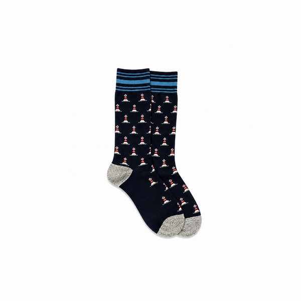Calcetines Hombre Azul Marino Faros