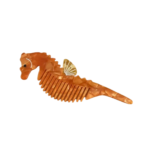 Peine Caballito de Mar Naranja