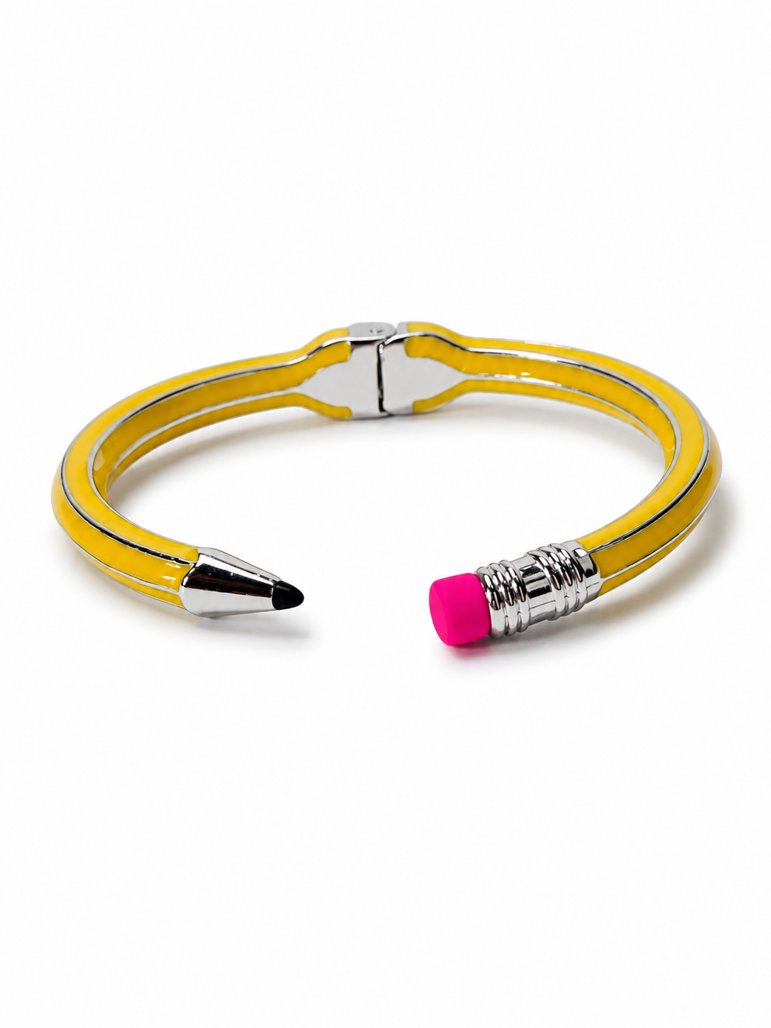 Pulsera Lápiz Abierta Amarillo