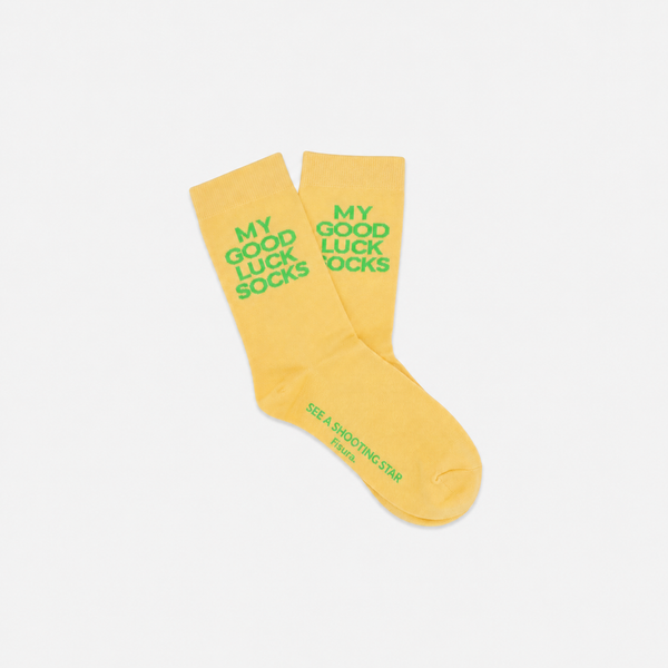 Calcetines Unisex My Good Luck Socks Amarillo