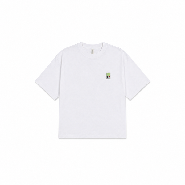 Camiseta Blanca Game Boy Bordada