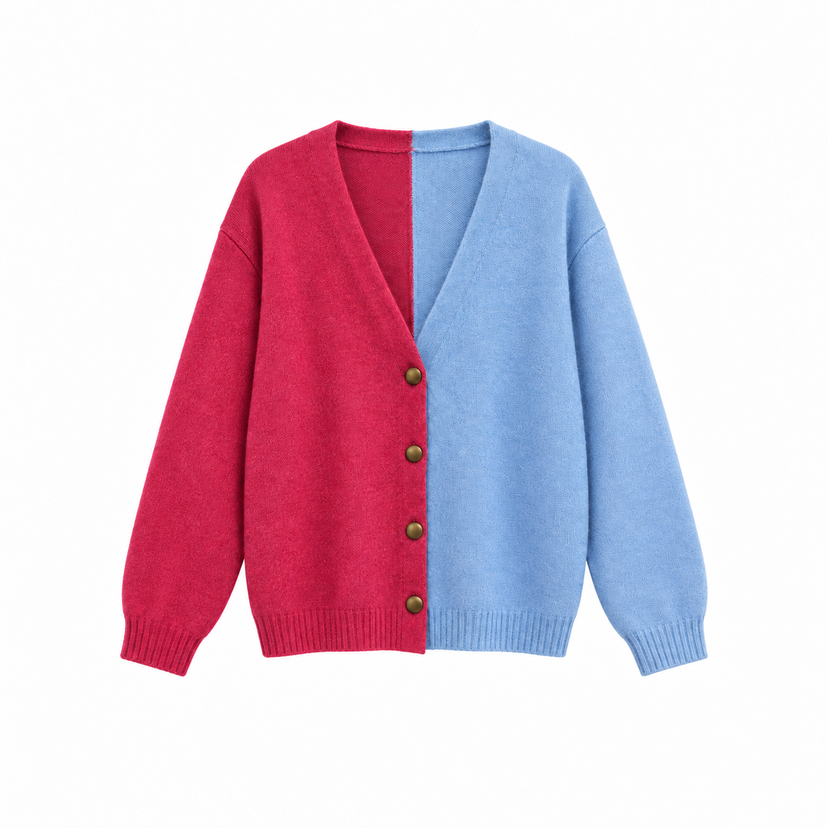 Chaqueta Bicolor Azul y Granate
