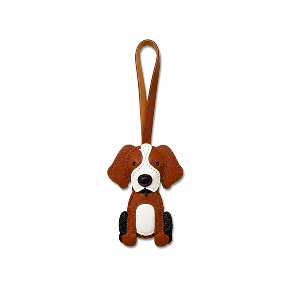Llavero Charm Perro Marrón