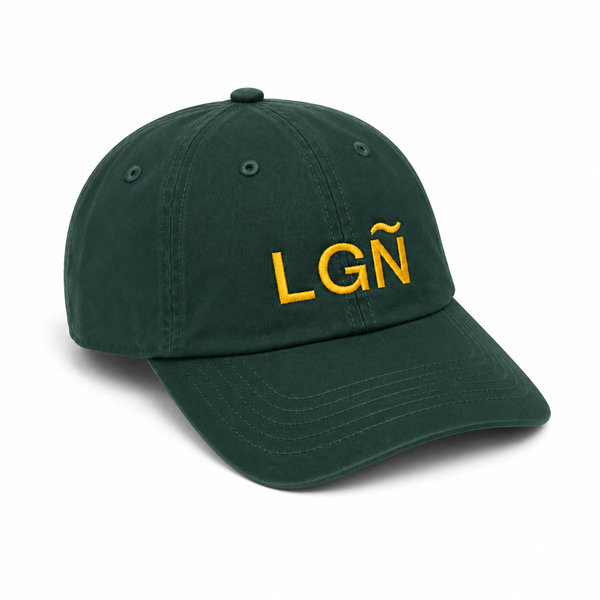 Gorra LGÑ Logroño Verde Oscuro y Amarillo