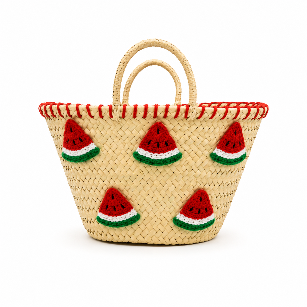 Bolso Capazo Sandías Bordadas