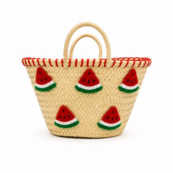 Bolso Capazo Sandías Bordadas