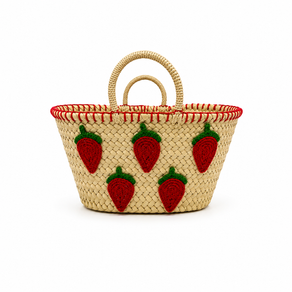 Bolso Capazo Chili Pimiento Bordado