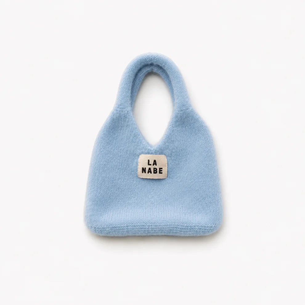 Bolso de Punto Lana Pequeño Triangular