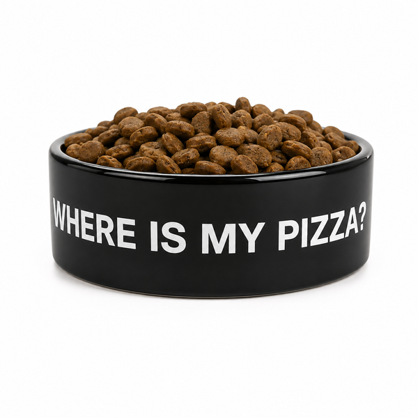 Comedero Cuenco Bowl Mascota Where is My Pizza