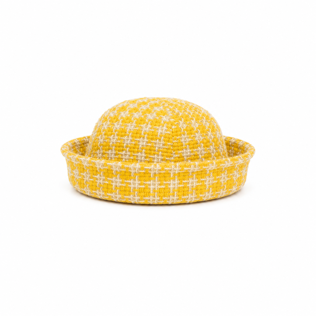 Gorro Tweed Amarillo