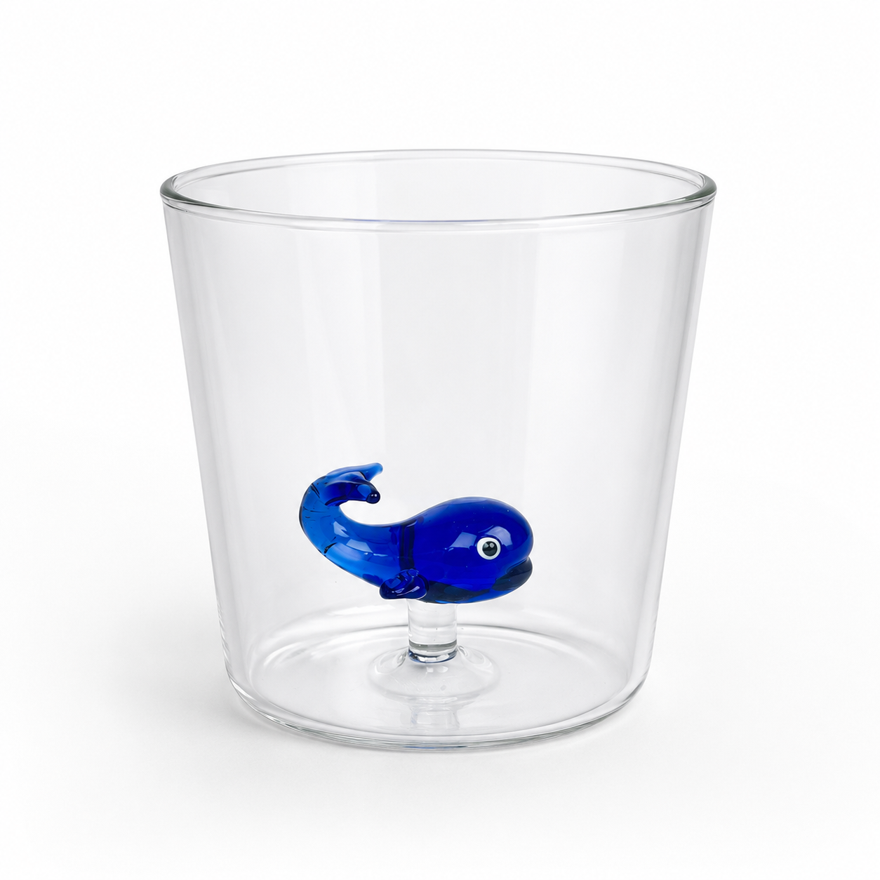 Glass Whale Figurine Inside