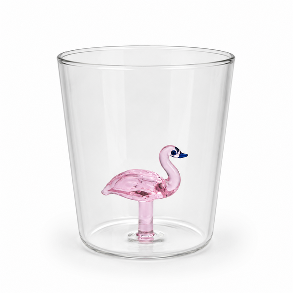 Vaso Vidrio Figura Dentro Flamenco