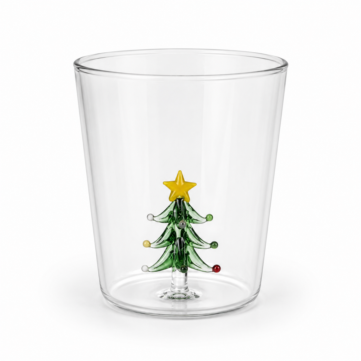 Glass Tree Ornament