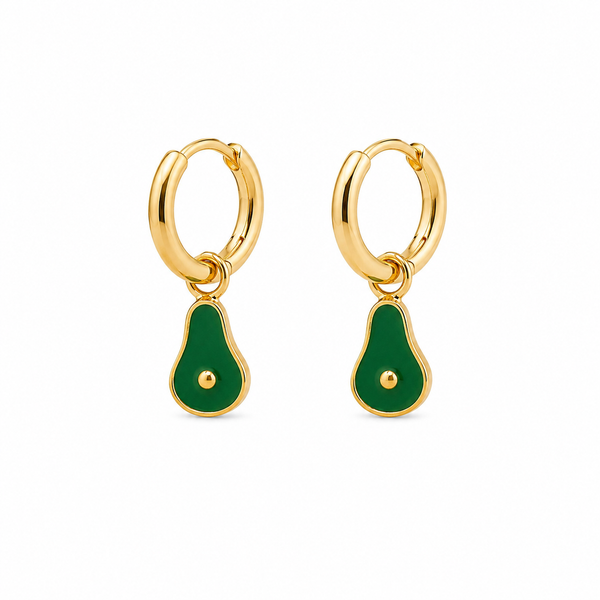 Mini Pendientes Aguacate