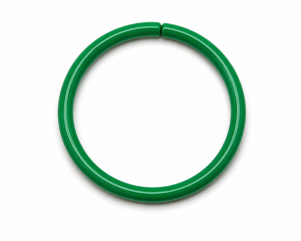 Anillo Esmalte Verde Oscuro