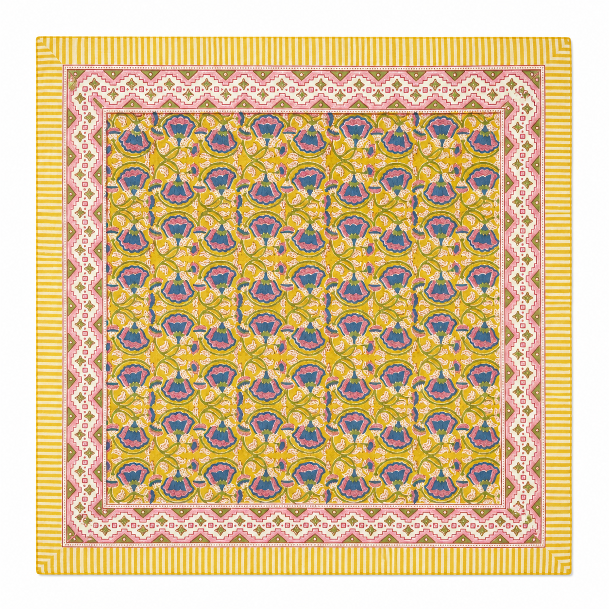 Pañuelo Tela India Mostaza