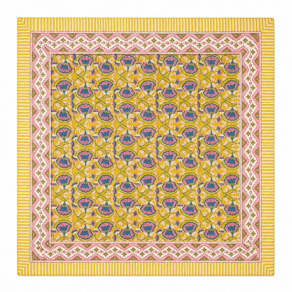 Pañuelo Tela India Mostaza