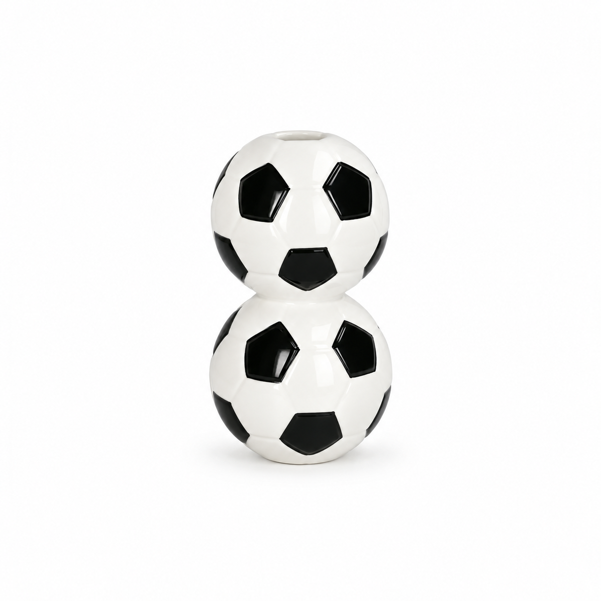 Jarrón en Forma de Balones o Pelotas de Fútbol